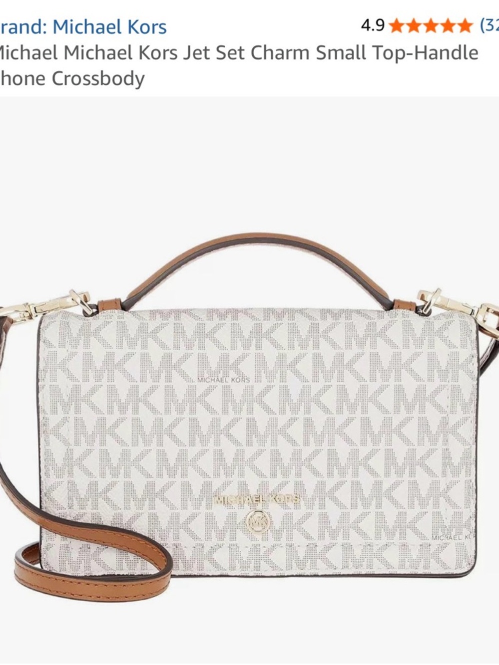 Michael Kors Jet Set Charm  Phone Crossbody